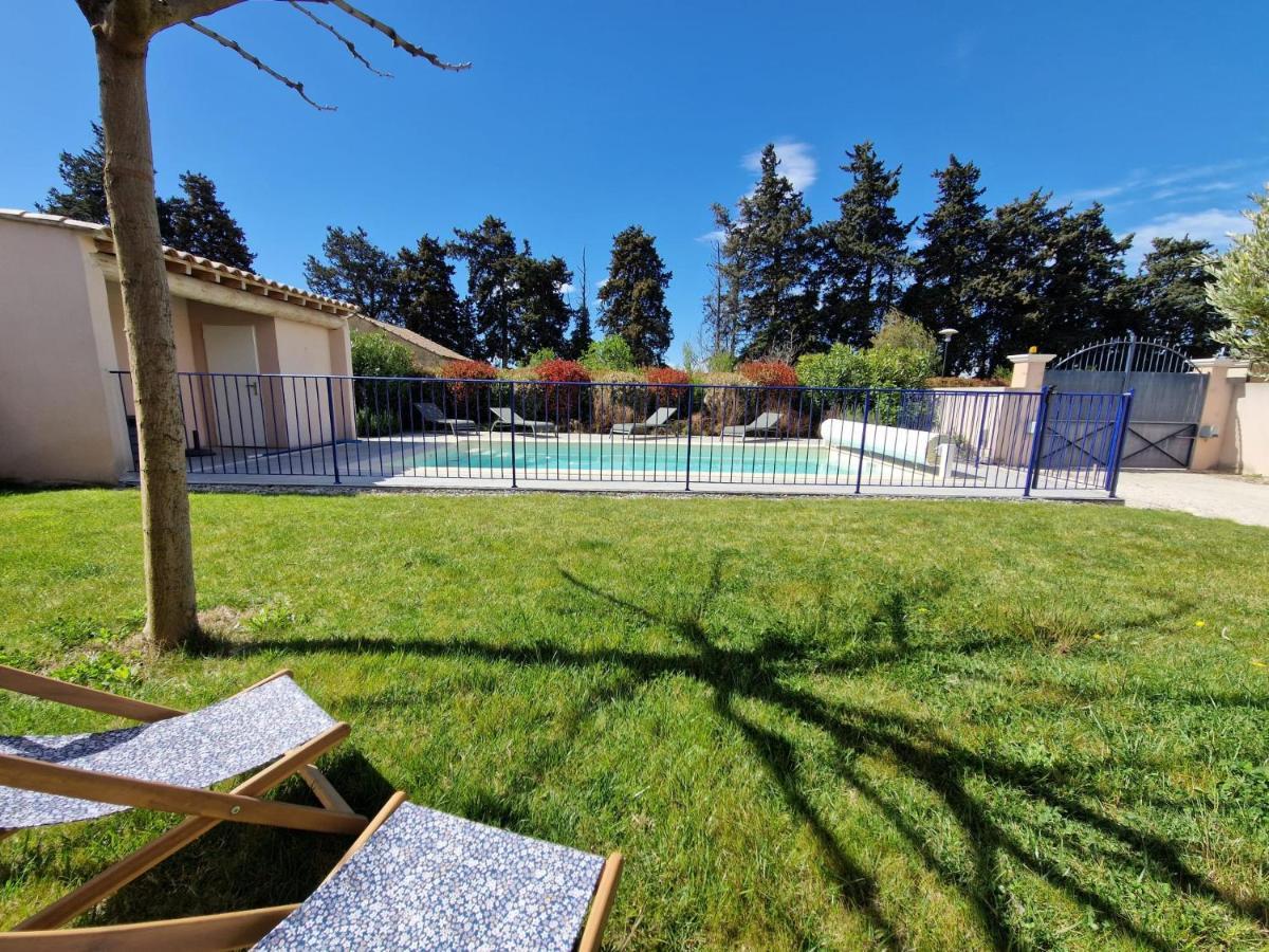 La Villa Bleue Saumane-de-Vaucluse Buitenkant foto